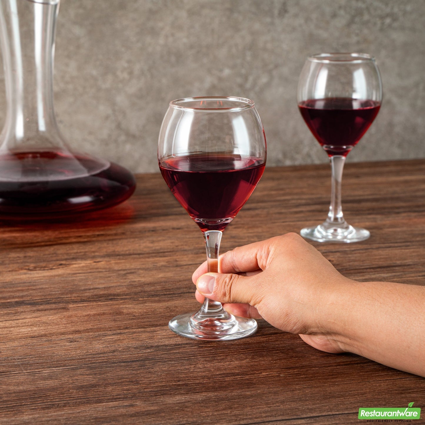 Wholesale Restaurantware Vetri 11 Oz All-Purpose Wine Glass - 2 1/2" X 2 1/2" X 7" - 24 Count Box- Bulk