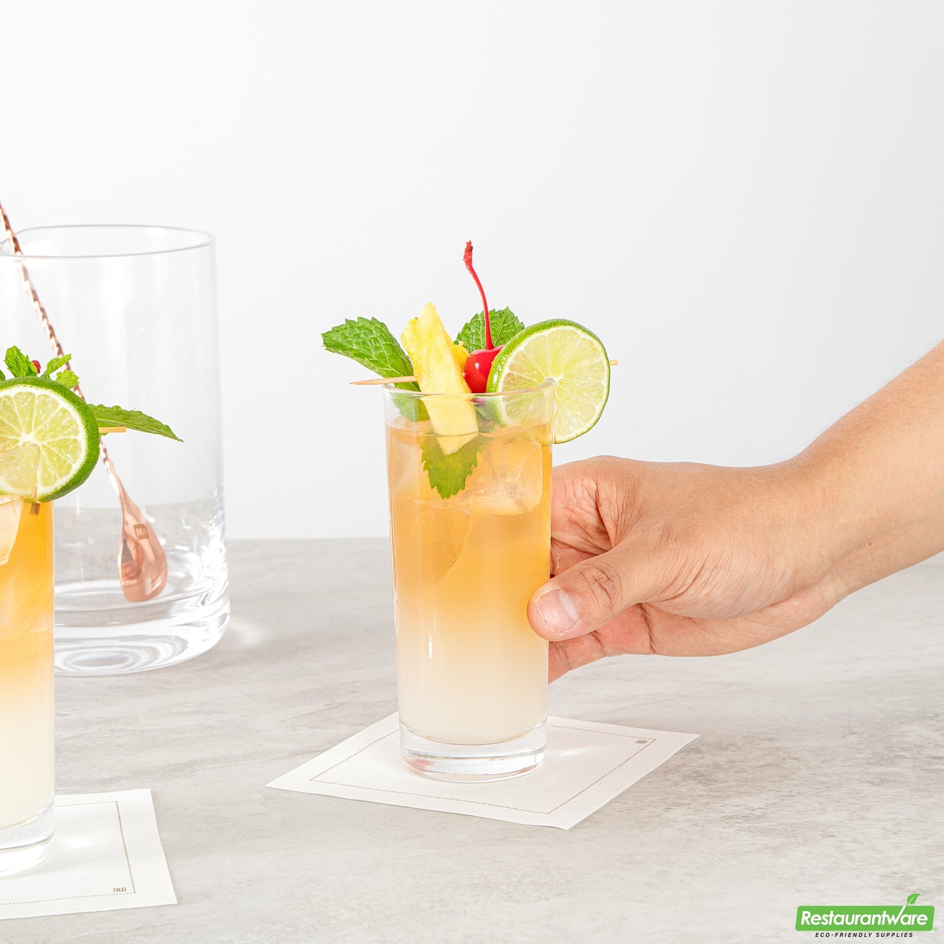 Wholesale Restaurantware Vetri 7 Oz Highball Glass - 2 1/4" X 2 1/4" X 5 1/2" - 24 Count Box- Bulk