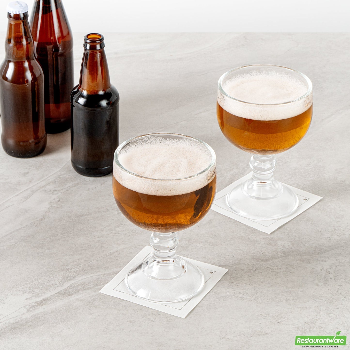 Wholesale Restaurantware Vetri 18 Oz Schooner Glass - 4 1/2" X 4 1/2" X 7" - 24 Count Box- Bulk