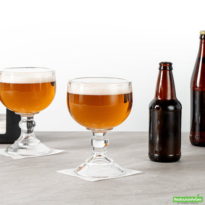 Wholesale Restaurantware Vetri 18 Oz Schooner Glass - 4 1/2" X 4 1/2" X 7" - 24 Count Box- Bulk