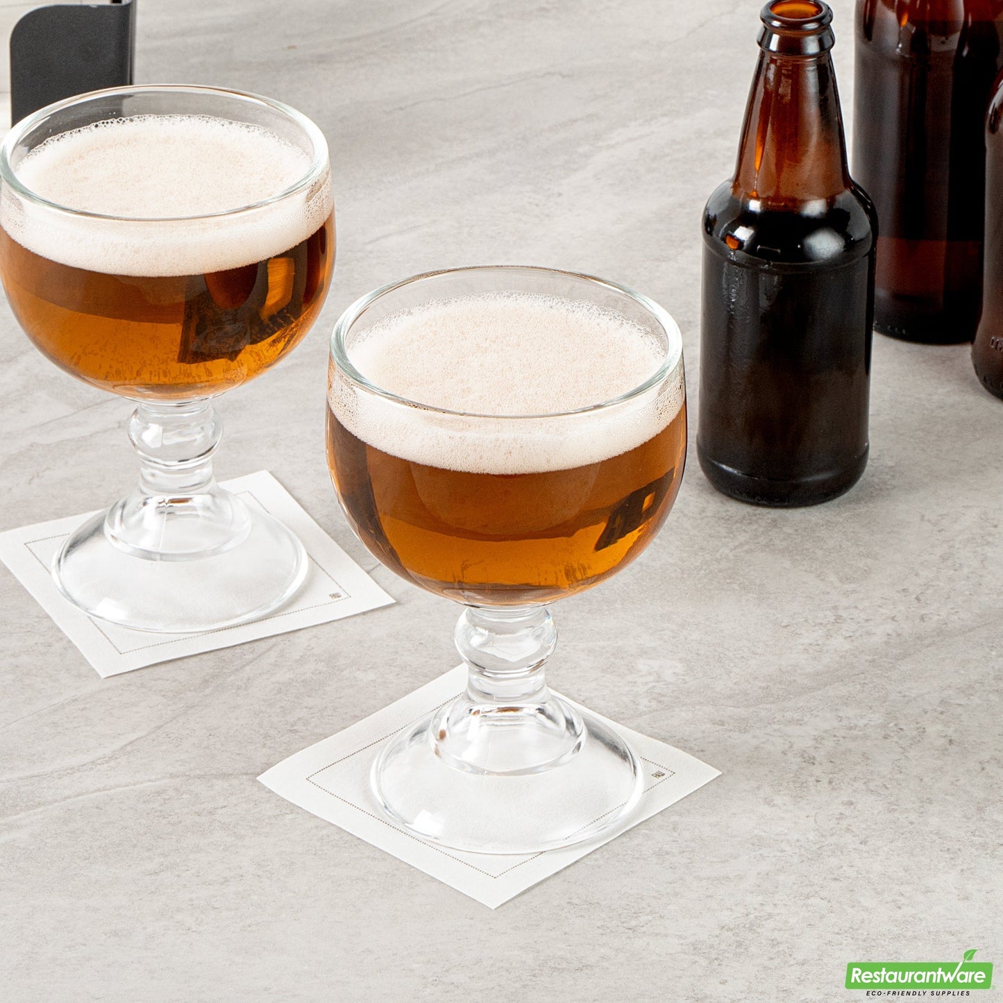 Wholesale Restaurantware Vetri 18 Oz Schooner Glass - 4 1/2" X 4 1/2" X 7" - 24 Count Box- Bulk