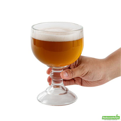 Wholesale Restaurantware Vetri 18 Oz Schooner Glass - 4 1/2" X 4 1/2" X 7" - 24 Count Box- Bulk