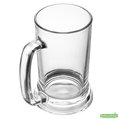 Wholesale Restaurantware Vetri 16 Oz Beer Mug Glass - 3 1/4" X 3 1/4" X 5 3/4" - 24 Count Box- Bulk