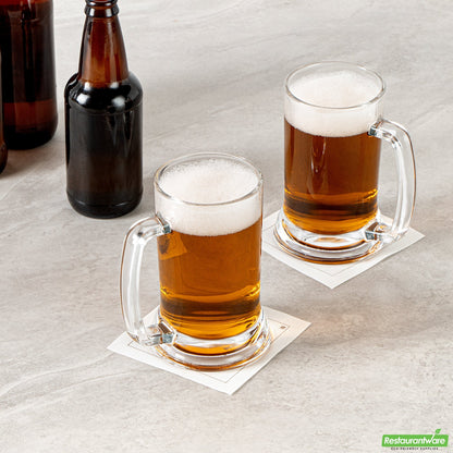Wholesale Restaurantware Vetri 16 Oz Beer Mug Glass - 3 1/4" X 3 1/4" X 5 3/4" - 24 Count Box- Bulk