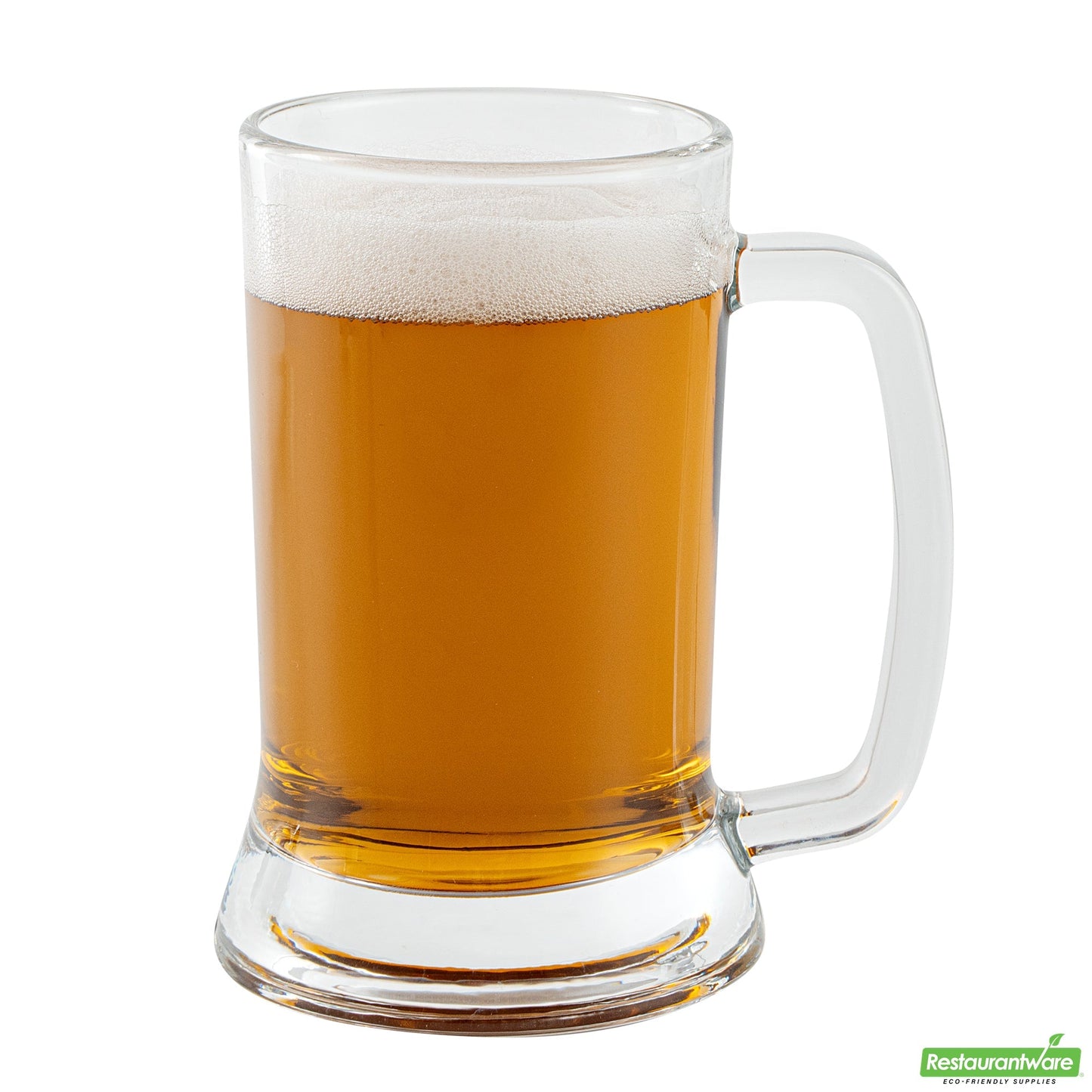 Wholesale Restaurantware Vetri 16 Oz Beer Mug Glass - 3 1/4" X 3 1/4" X 5 3/4" - 24 Count Box- Bulk