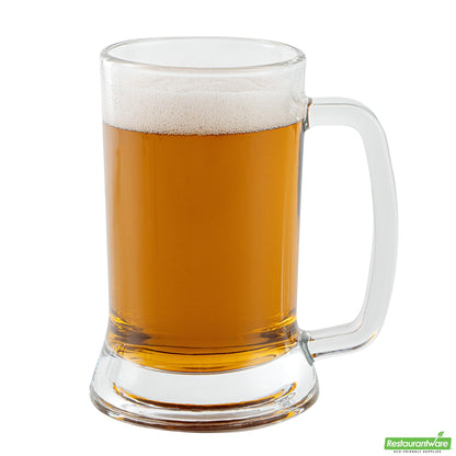 Wholesale Restaurantware Vetri 16 Oz Beer Mug Glass - 3 1/4" X 3 1/4" X 5 3/4" - 24 Count Box- Bulk