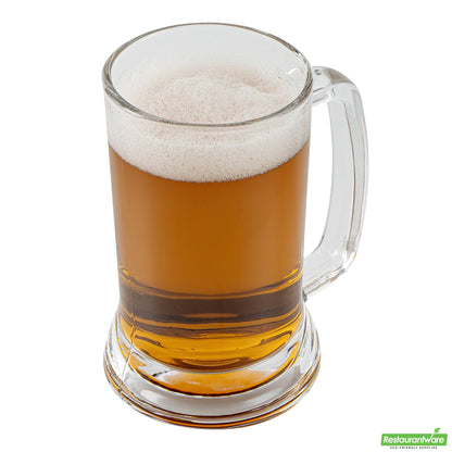 Wholesale Restaurantware Vetri 16 Oz Beer Mug Glass - 3 1/4" X 3 1/4" X 5 3/4" - 24 Count Box- Bulk