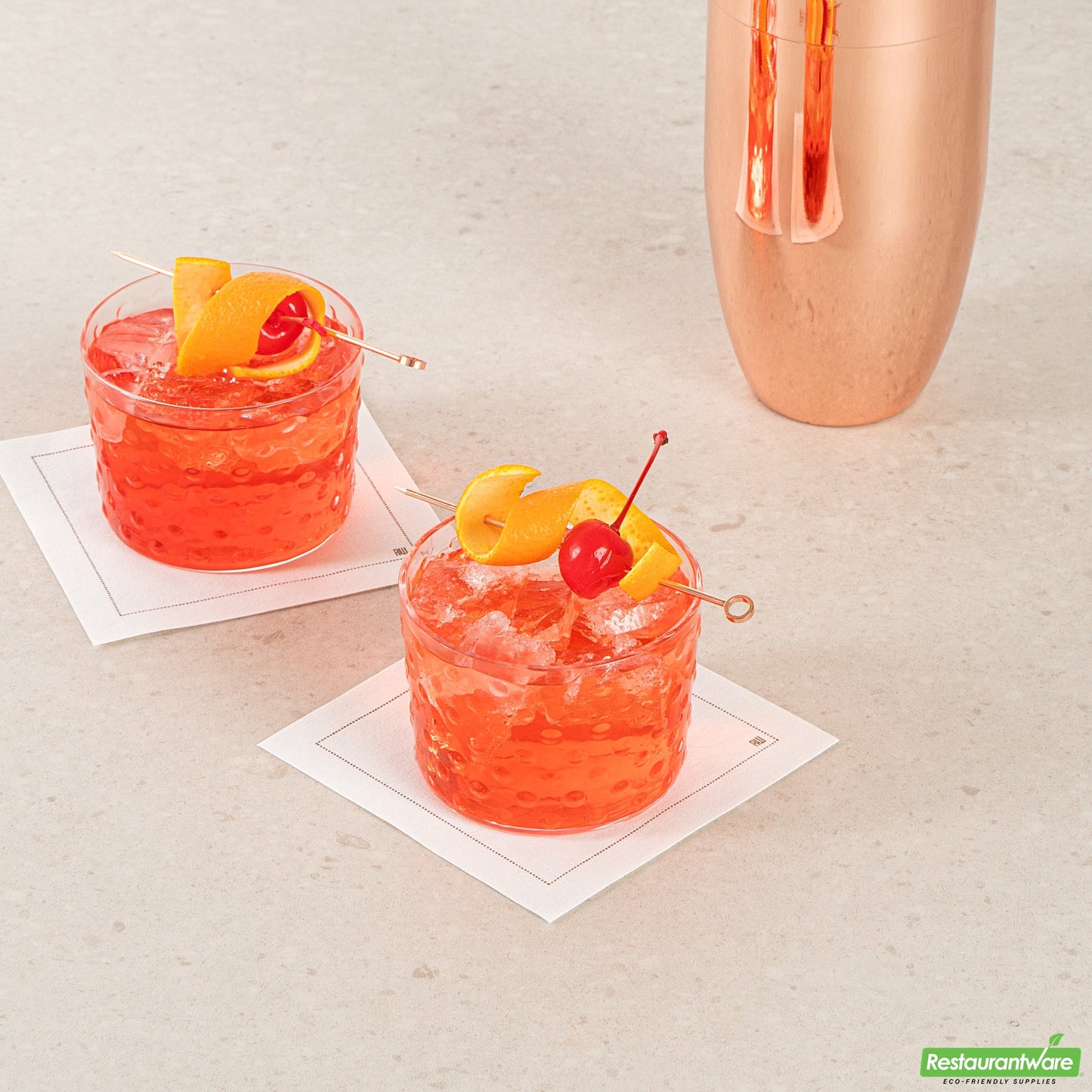 Wholesale Restaurantware 8 Oz Hobnail Rocks Glass / Tumbler - 3.3" X 3.3" X 2.5"- Bulk