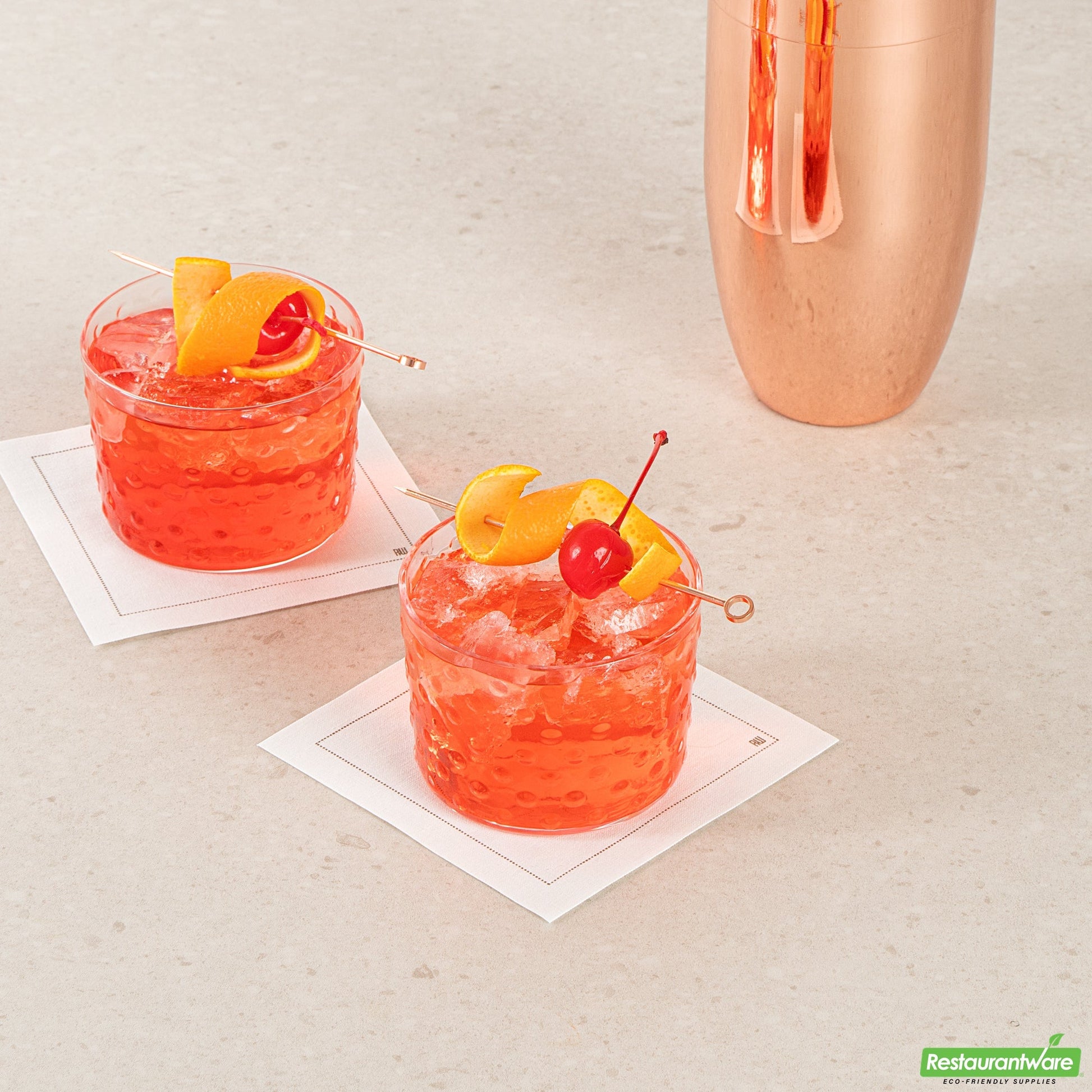 Wholesale Restaurantware 8 Oz Hobnail Rocks Glass / Tumbler - 3.3" X 3.3" X 2.5"- Bulk