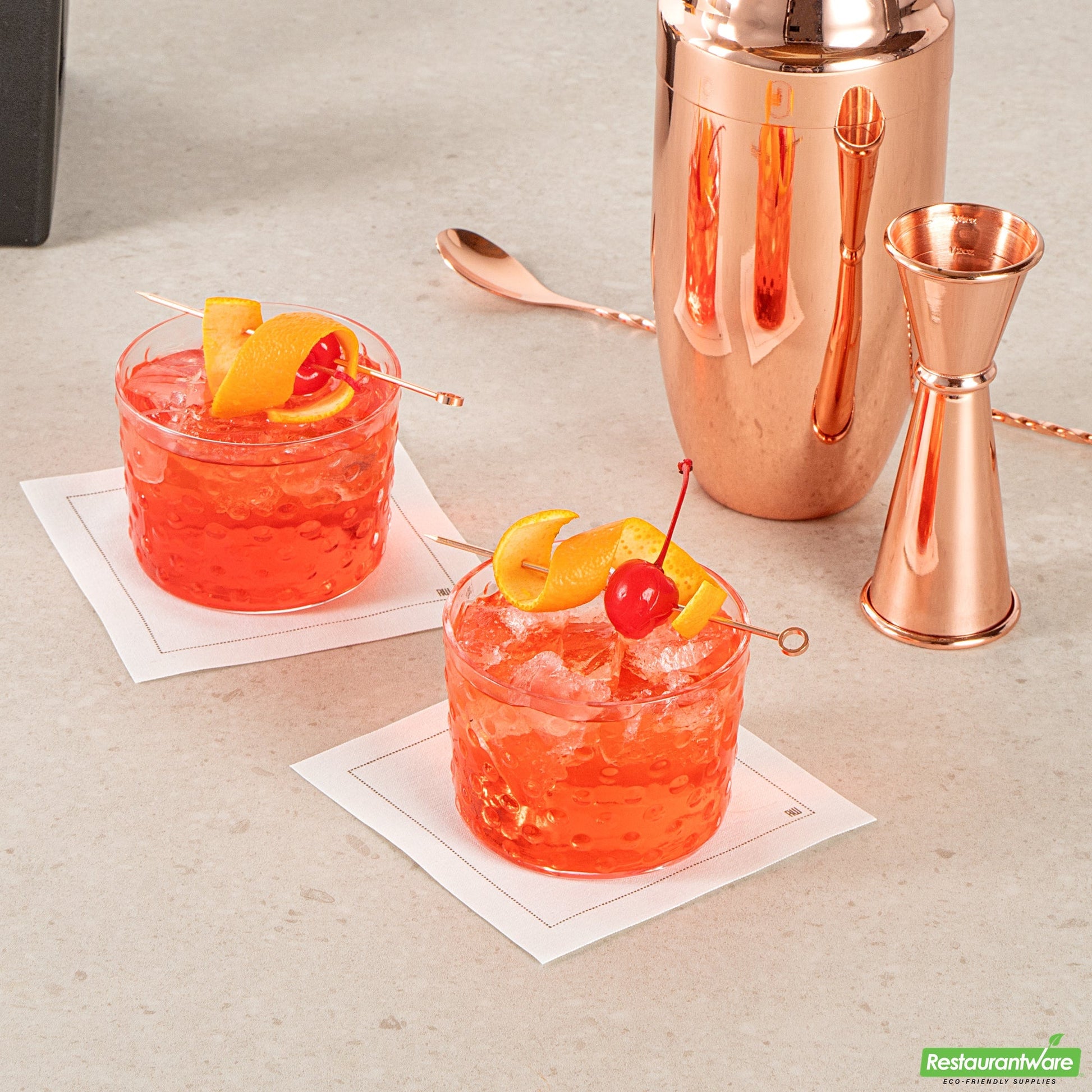 Wholesale Restaurantware 8 Oz Hobnail Rocks Glass / Tumbler - 3.3" X 3.3" X 2.5"- Bulk