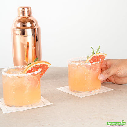 Wholesale Restaurantware Vetri 13 Oz Hobnail Double Rocks Glass / Tumbler - 3 1/2" X 3 1/2" X 3 1/4" - 24 Count Box- Bulk