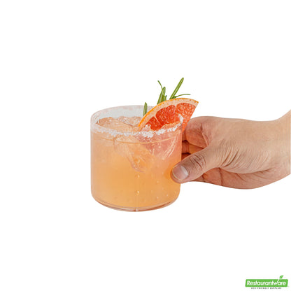 Wholesale Restaurantware Vetri 13 Oz Hobnail Double Rocks Glass / Tumbler - 3 1/2" X 3 1/2" X 3 1/4" - 24 Count Box- Bulk