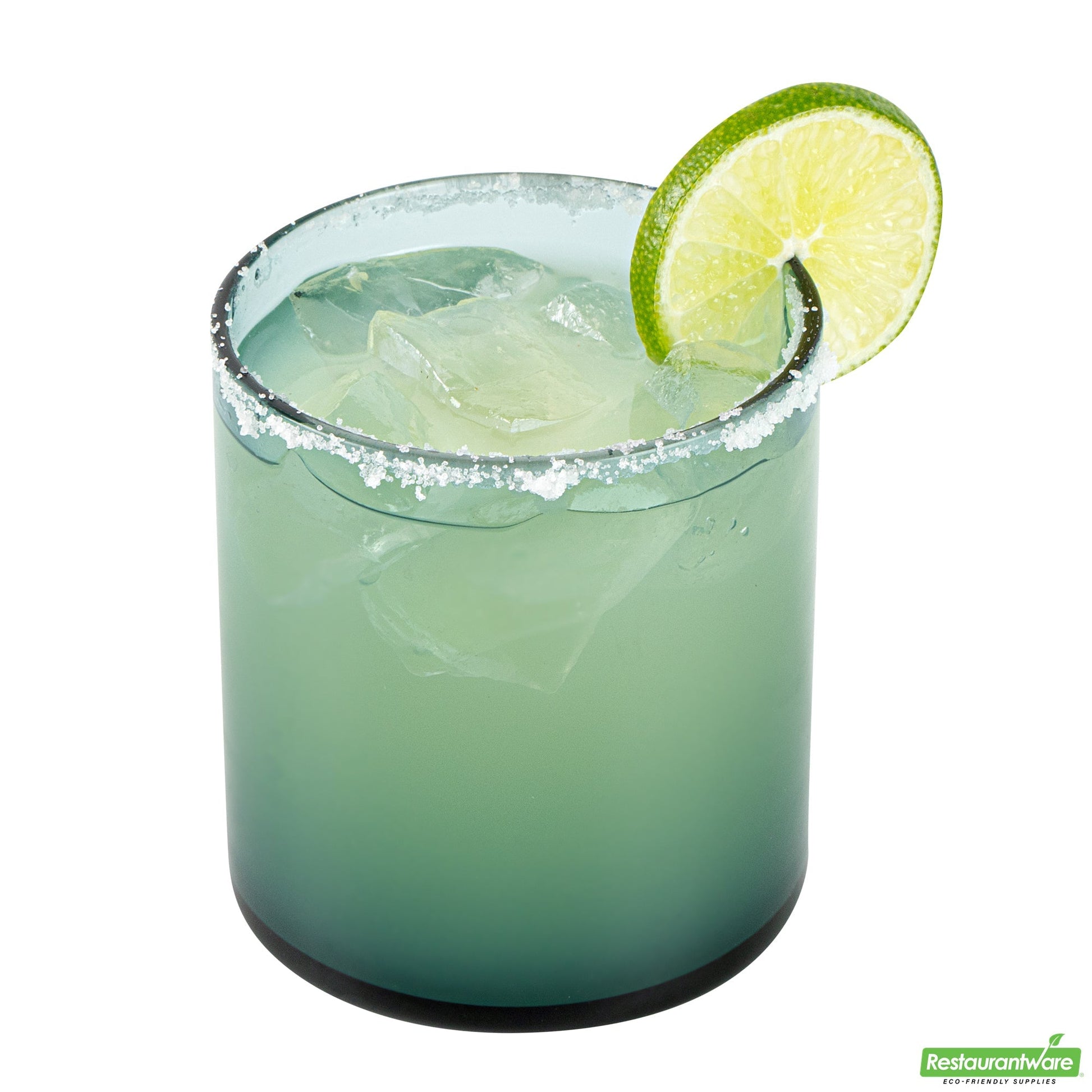 Wholesale Restaurantware Vetri 10 Oz Blue Rocks / Old Fashioned Glass - 3 1/4" X 3 1/4" X 3 1/2" - 24 Count Box- Bulk