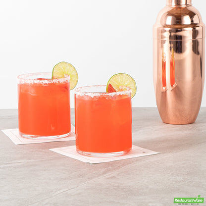 Wholesale Restaurantware Vetri 10 Oz Rocks / Old Fashioned Glass - 3 1/4" X 3 1/4" X 3 1/2" - 24 Count Box- Bulk