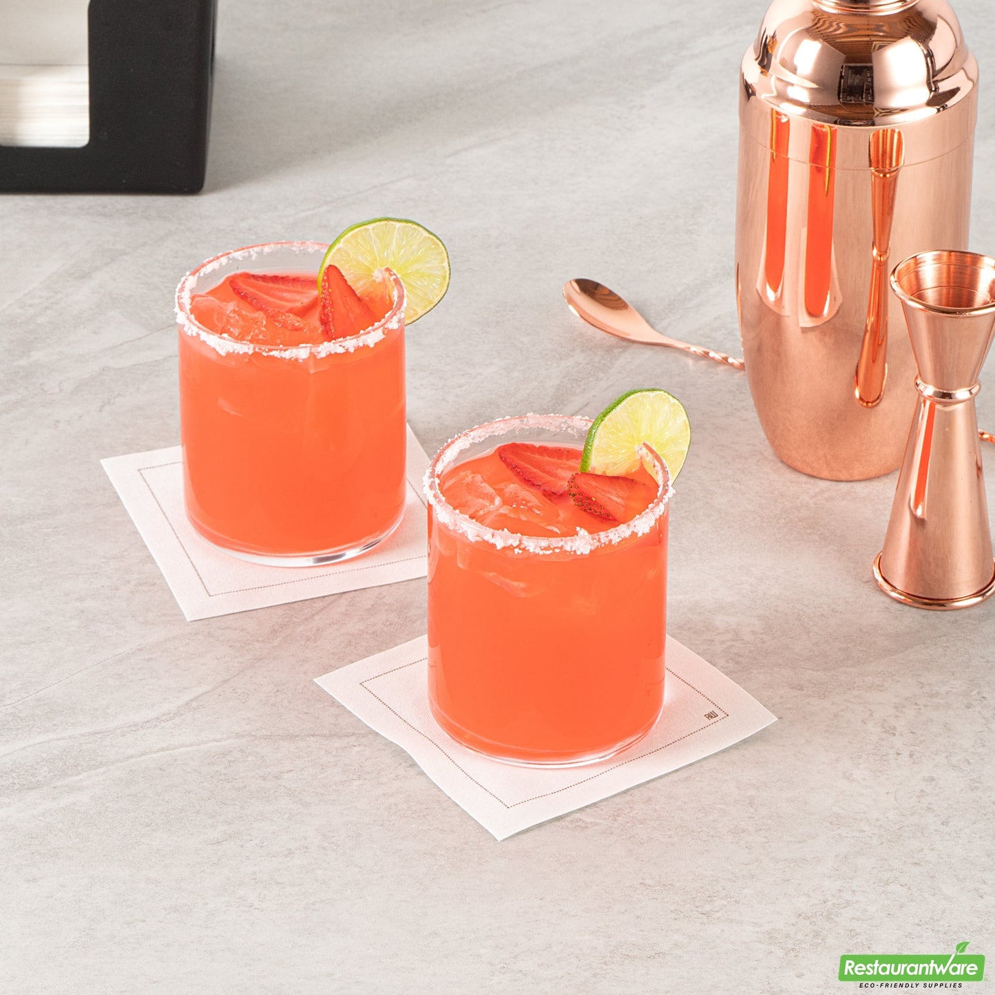 Wholesale Restaurantware Vetri 10 Oz Rocks / Old Fashioned Glass - 3 1/4" X 3 1/4" X 3 1/2" - 24 Count Box- Bulk