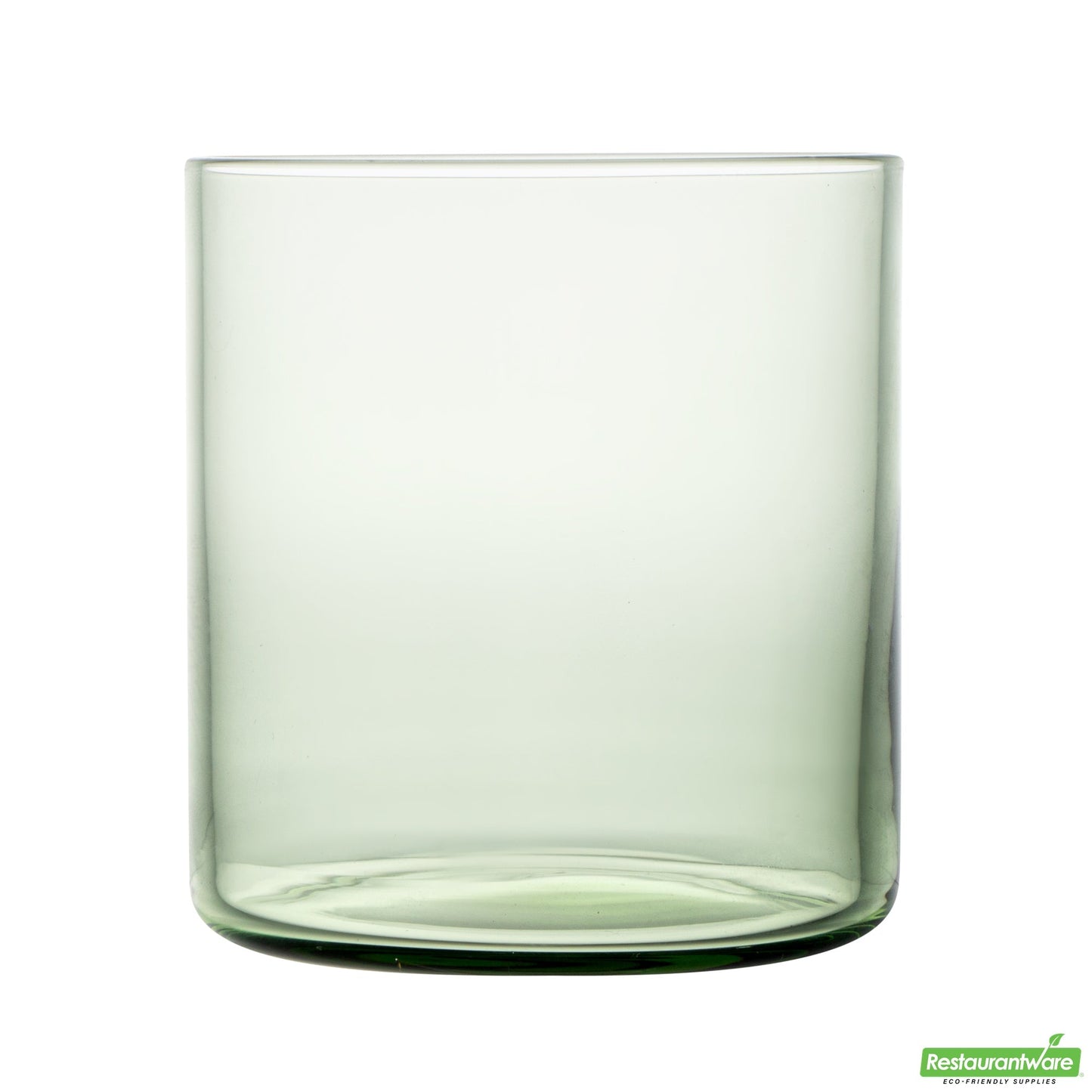Wholesale Restaurantware Vetri 10 Oz Green Rocks / Old Fashioned Glass - 3 1/4" X 3 1/4" X 3 1/2" - 24 Count Box- Bulk