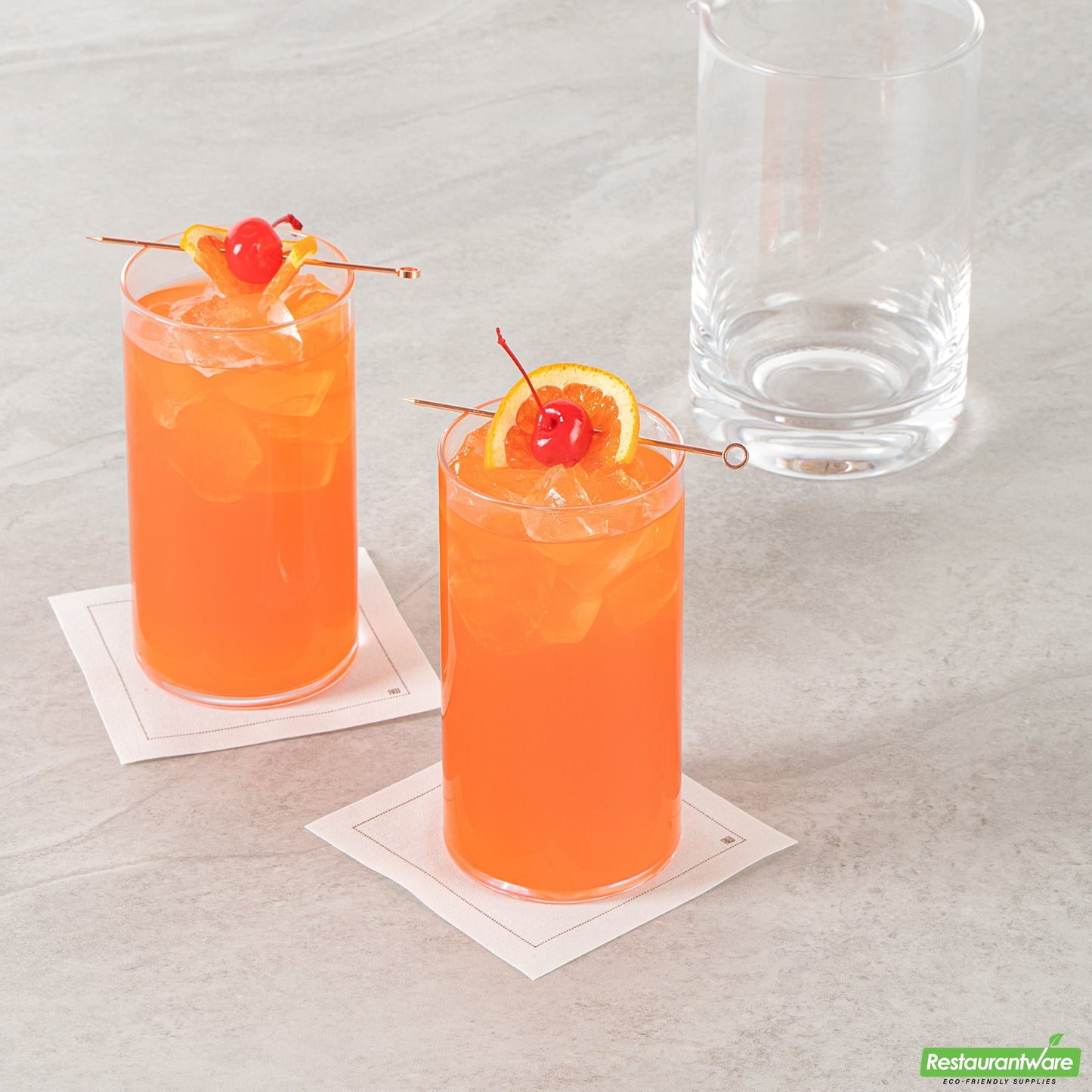 Wholesale Restaurantware Vetri 16 Oz Beverage Glass - 3" X 3" X 5 1/2" - 24 Count Box- Bulk