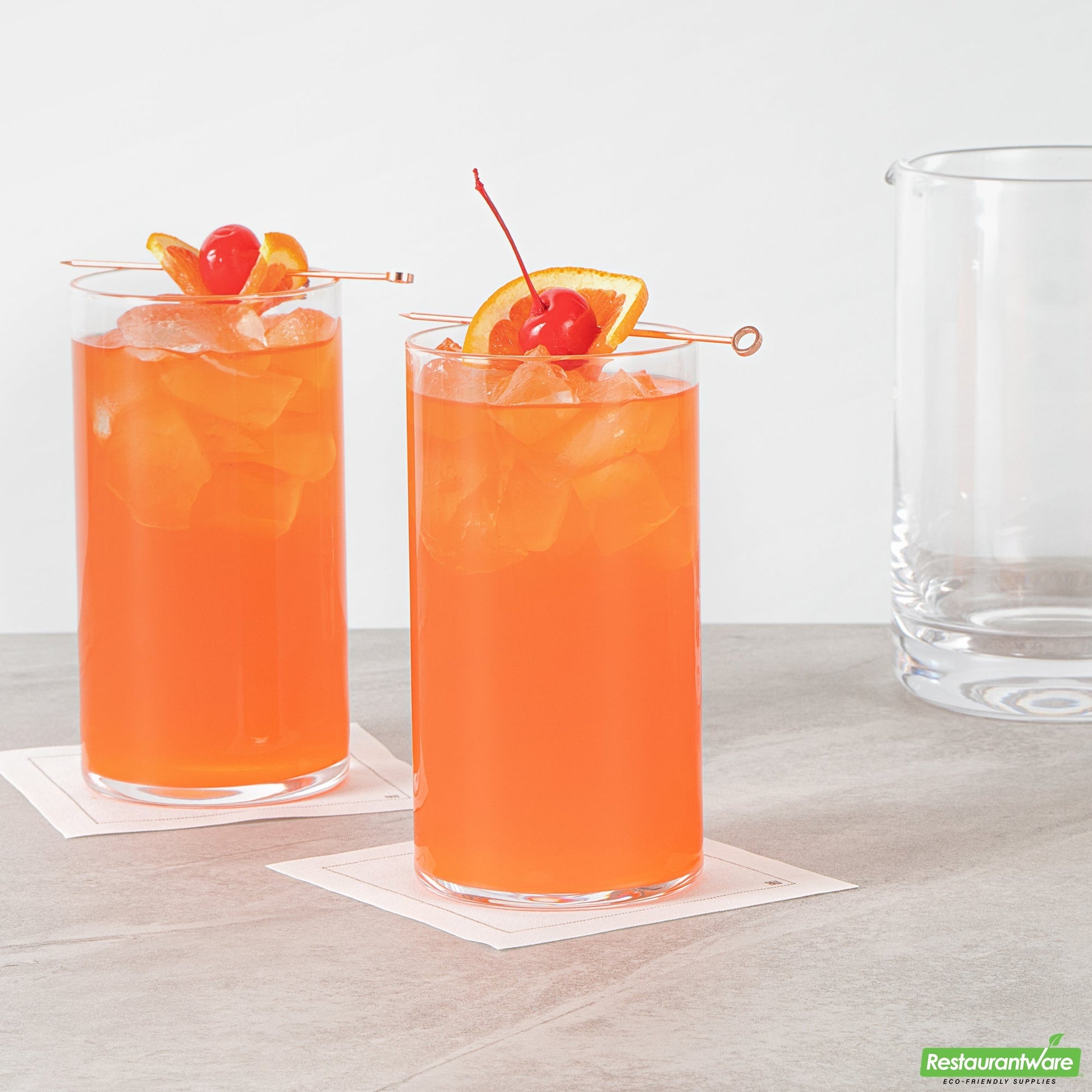Wholesale Restaurantware Vetri 16 Oz Beverage Glass - 3" X 3" X 5 1/2" - 24 Count Box- Bulk