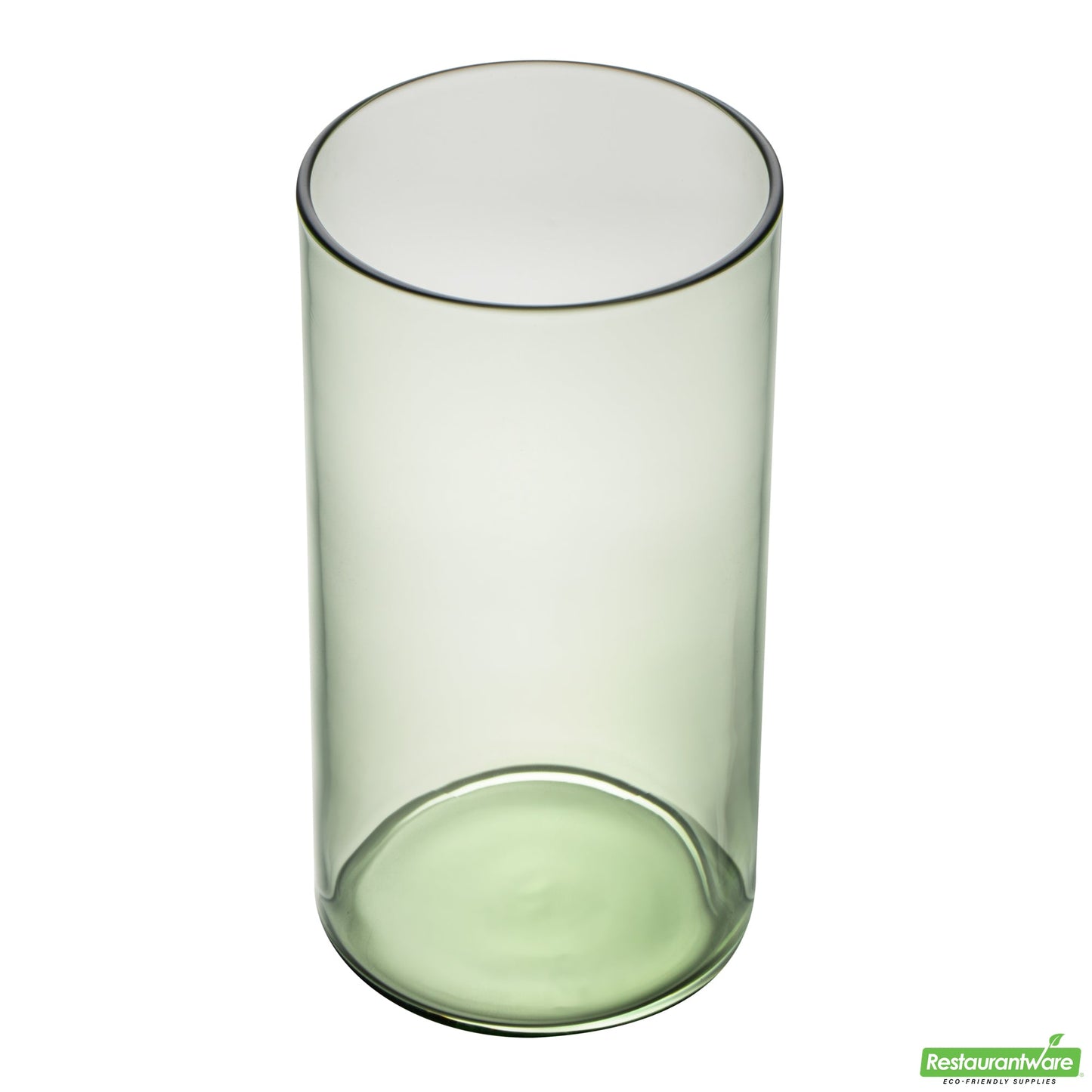 Wholesale Restaurantware Vetri 16 Oz Green Beverage Glass - 3" X 3" X 5 1/2" - 24 Count Box- Bulk