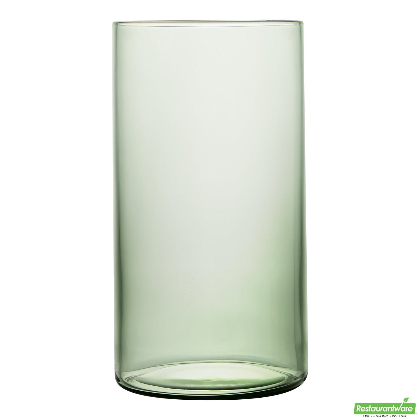 Wholesale Restaurantware Vetri 16 Oz Green Beverage Glass - 3" X 3" X 5 1/2" - 24 Count Box- Bulk