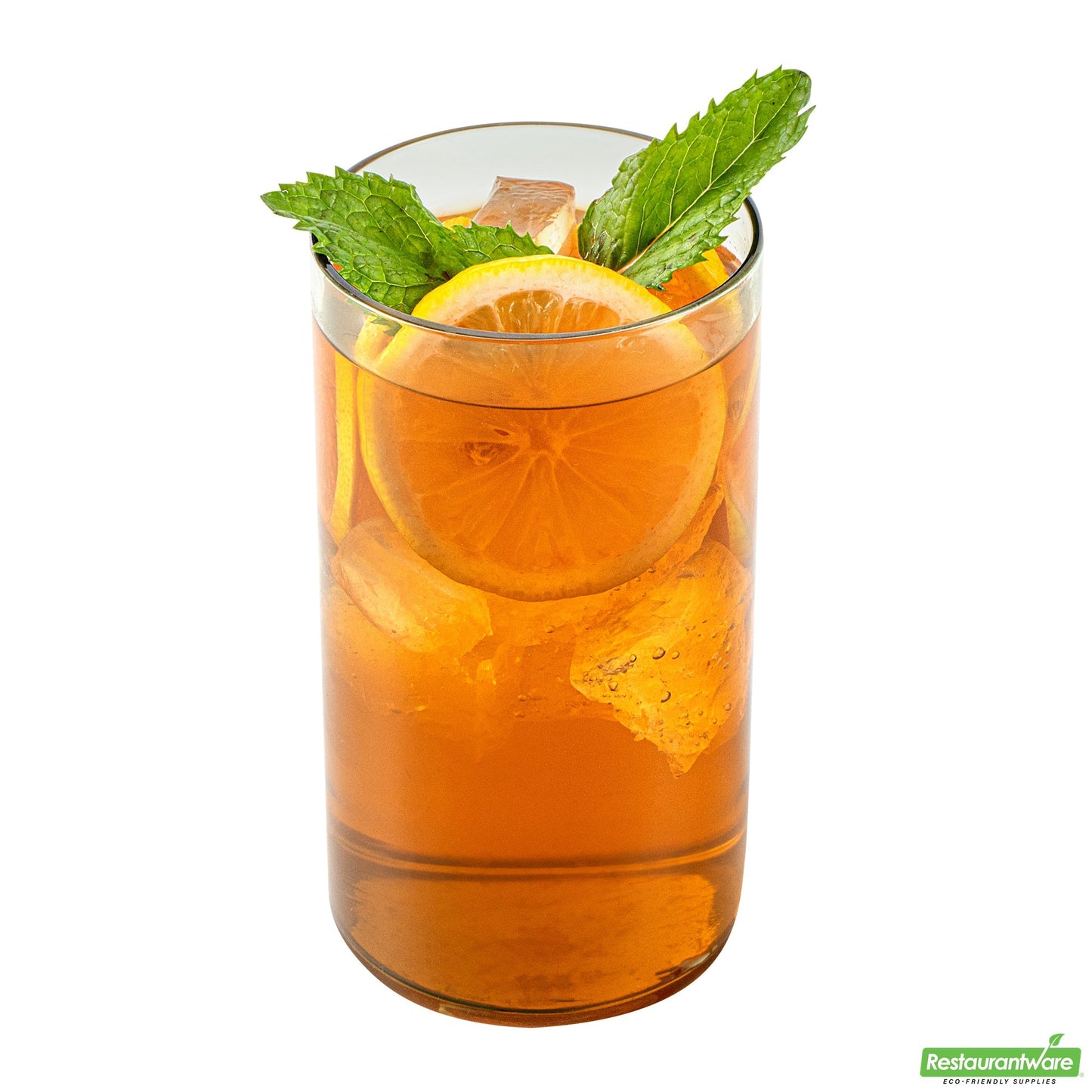 Wholesale Restaurantware Vetri 16 Oz Green Beverage Glass - 3" X 3" X 5 1/2" - 24 Count Box- Bulk