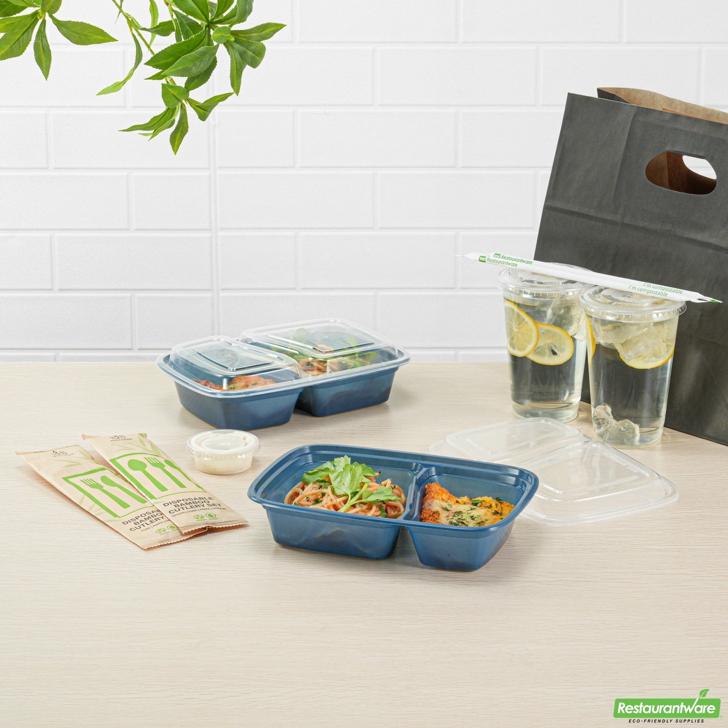 Wholesale Restaurantware Container Fd 3 Cp Pltc 32oz Mb- Bulk