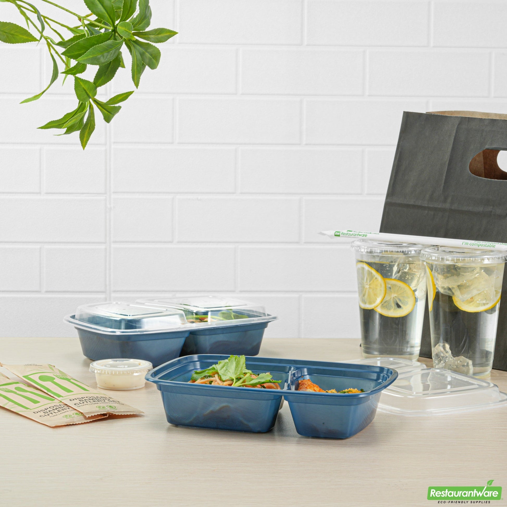 Wholesale Restaurantware Container Fd 3 Cp Pltc 32oz Mb- Bulk