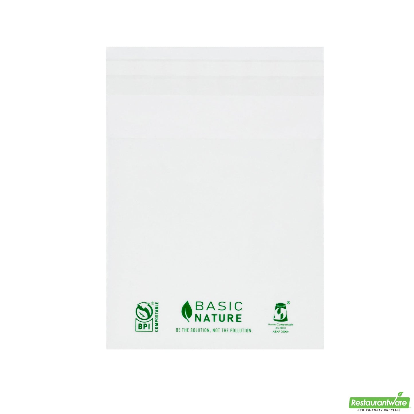 Wholesale Restaurantware Basic Nature Translucent Pla Plastic / Pbat Lip and Tape Bag - Self-Sealing, Compostable - 4" X 4" - 100 Count Box- Bulk