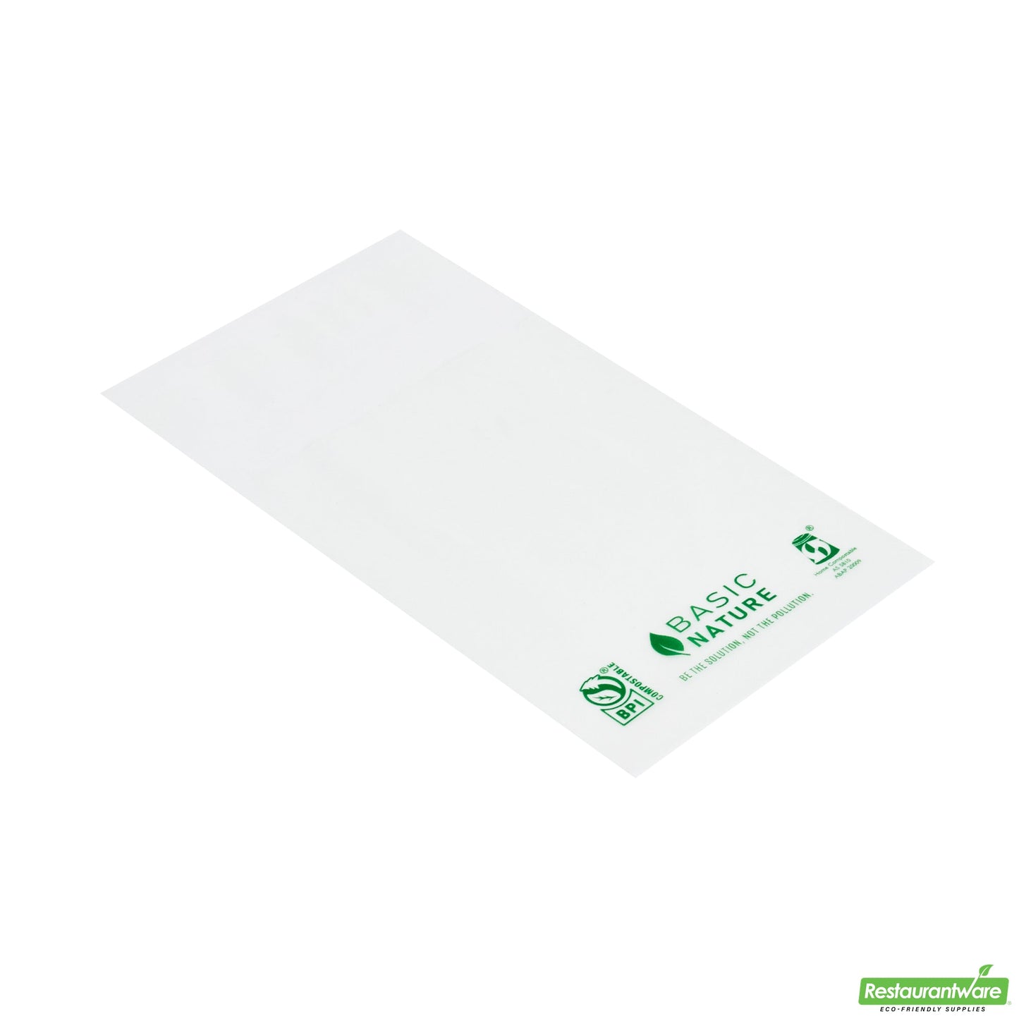 Wholesale Restaurantware Basic Nature Translucent Pla Plastic / Pbat Lip and Tape Bag - Self-Sealing, Compostable - 4" X 3" - 100 Count Box- Bulk