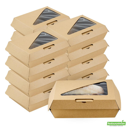 Wholesale Restaurantware Cntn Clm Pp 7.8x6 Pla Wndw- Bulk