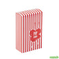 Wholesale Restaurantware Bio Tek 0.74 Oz Red Paper Popcorn Box - 4" X 2" X 6 1/2" - 400 Count Box- Bulk