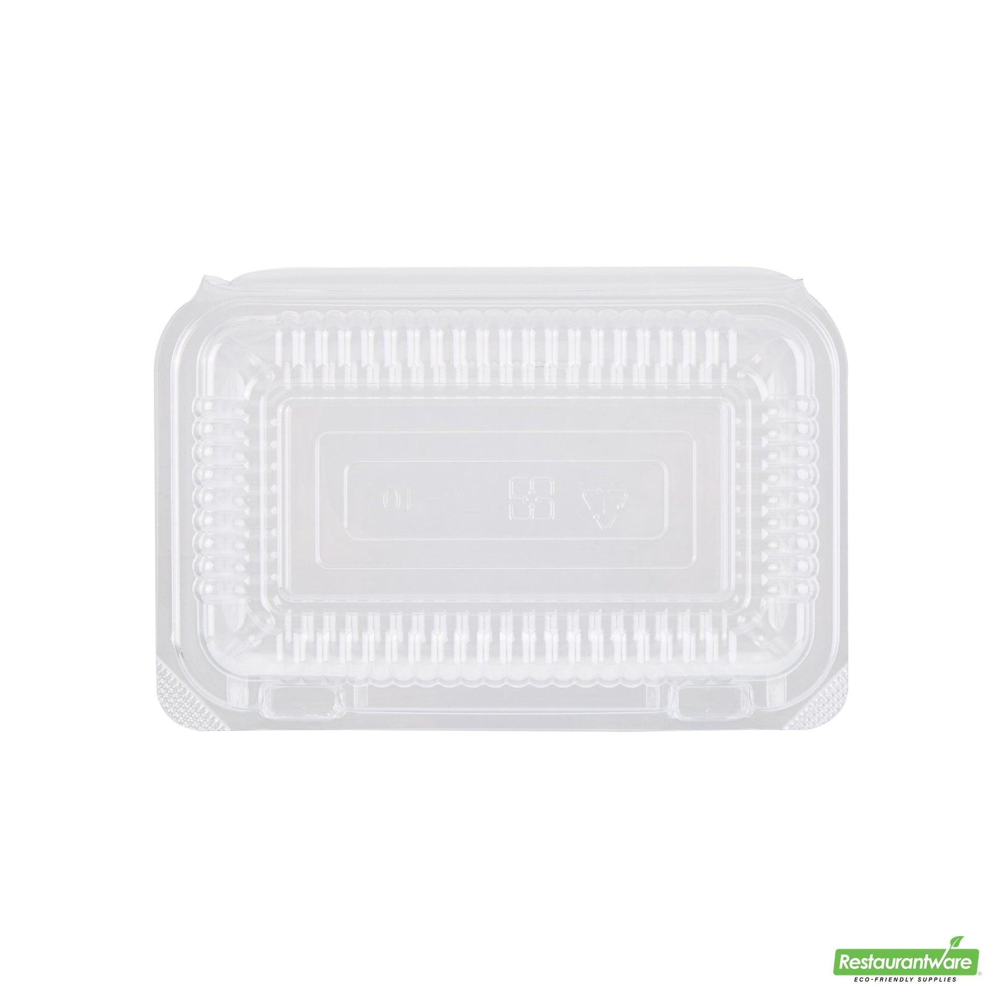Wholesale Restaurantware Thermo Tek Rectangle Clear Plastic Clamshell Container - 6" X 4" X 1 1/2" - 100 Count Box- Bulk