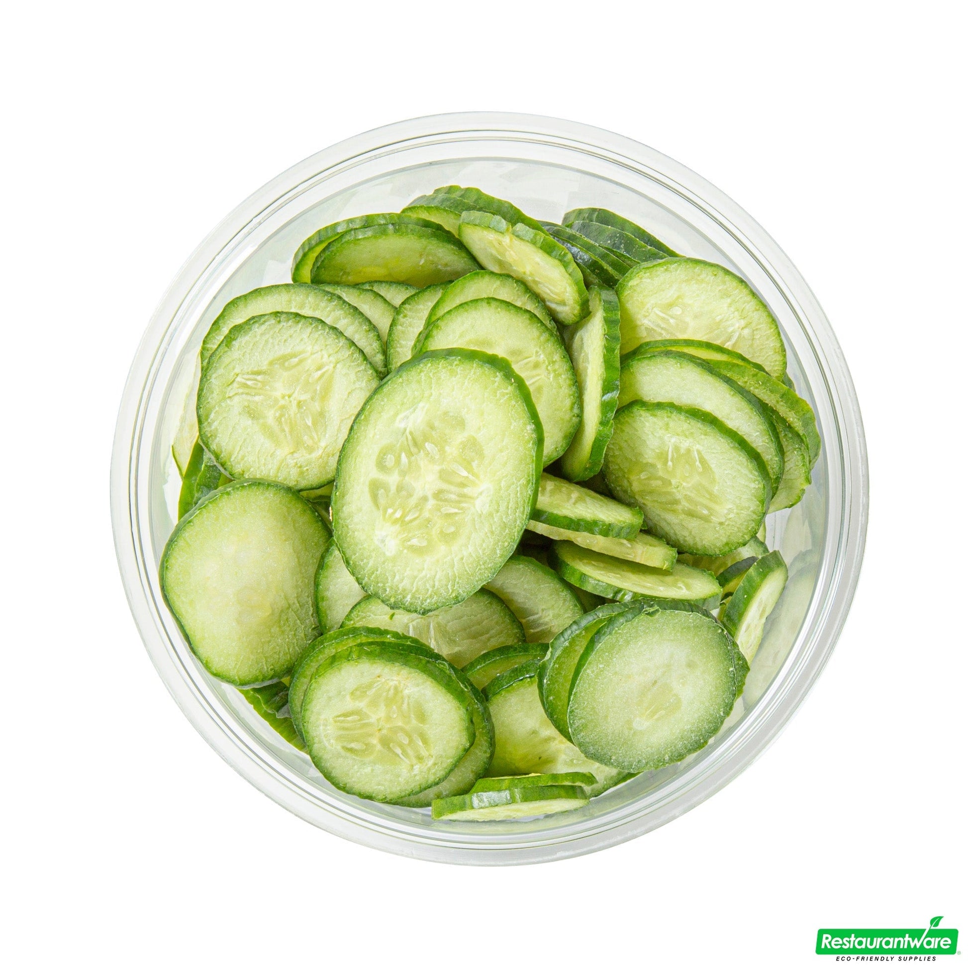 Wholesale Restaurantware Thermo Tek 12 Oz Round Clear Plastic to Go Deli Container - 4 1/2" X 4 1/2" X 2 1/4" - 25 Count Box- Bulk
