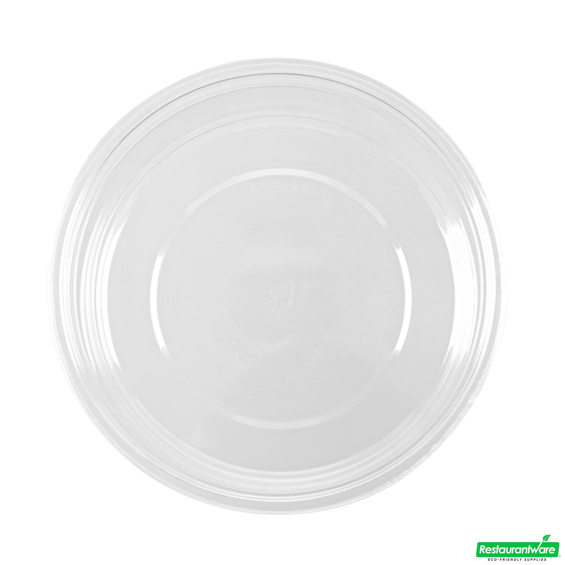Wholesale Restaurantware Thermo Tek 8 Oz Round Clear Plastic to Go Deli Container - 4 1/2" X 4 1/2" X 1 1/2" - 25 Count Box- Bulk