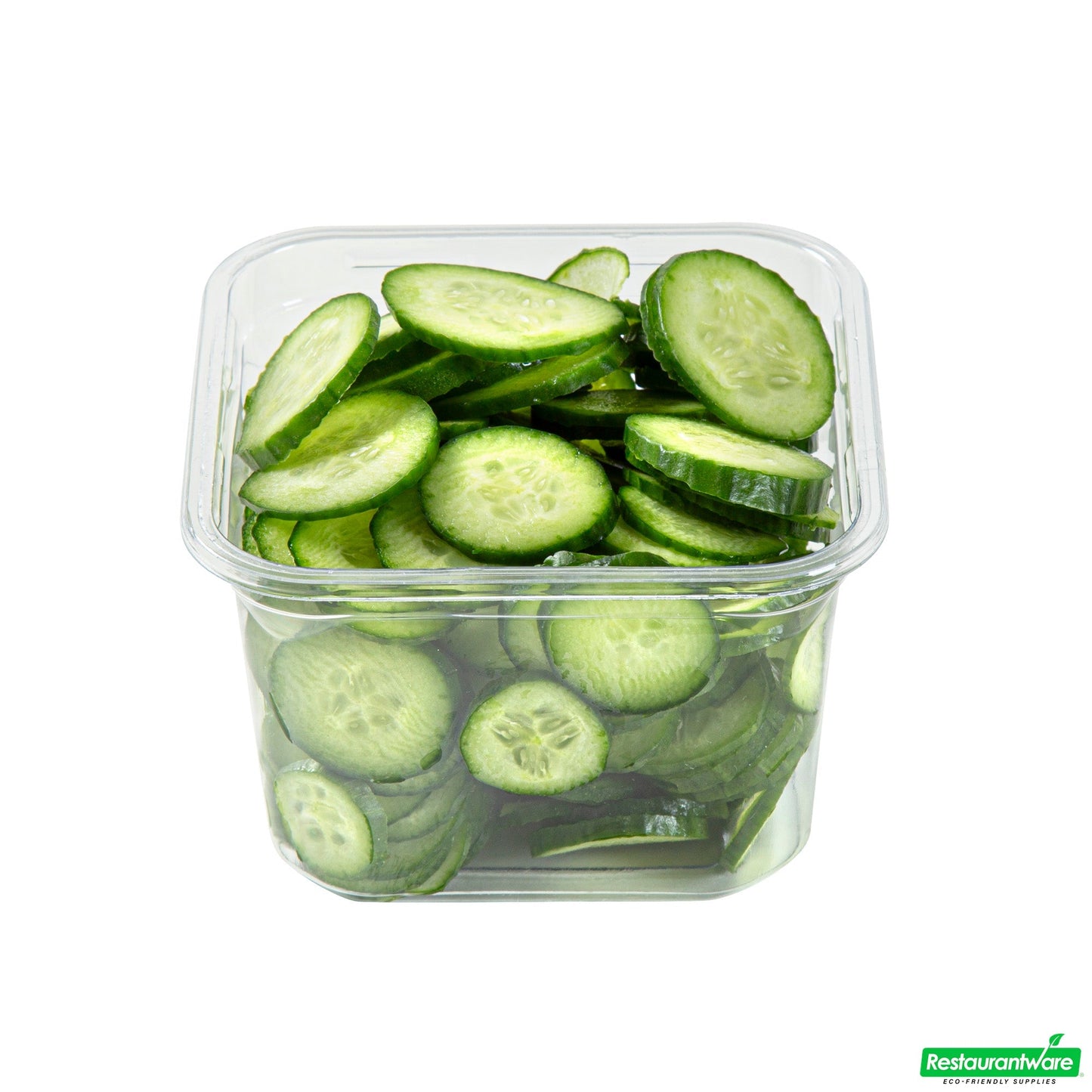Wholesale Restaurantware Thermo Tek 16 Oz Square Clear Plastic Deli / Snack Container - 4 1/2" X 4 1/2" X 3" - 100 Count Box- Bulk