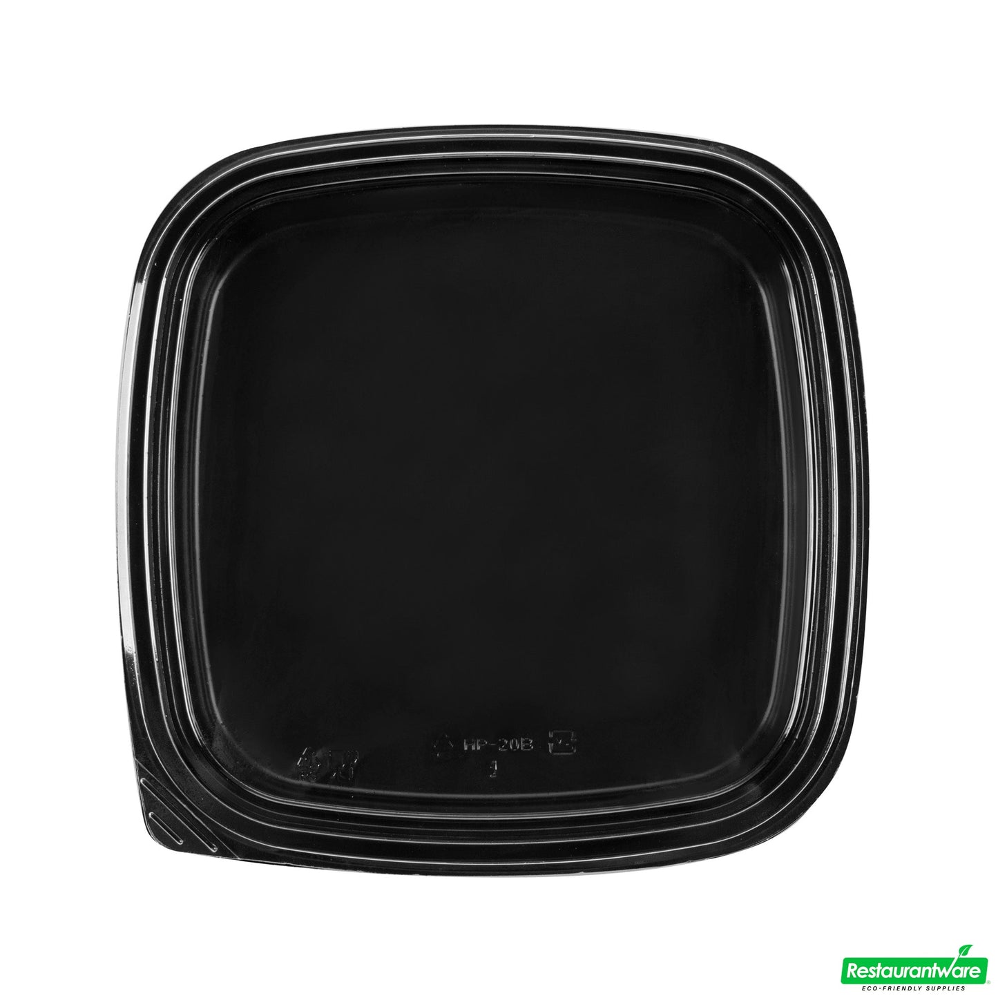 Wholesale Restaurantware Roku Square Black Plastic Take Out Sushi Tray - with Clear Lid - 10 3/4" X 10 3/4" X 1 3/4" - 50 Count Box- Bulk
