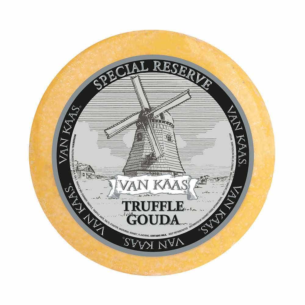 Wholesale Van Kaas Dutch Truffle Gouda Wheel 10 Lb- Bulk