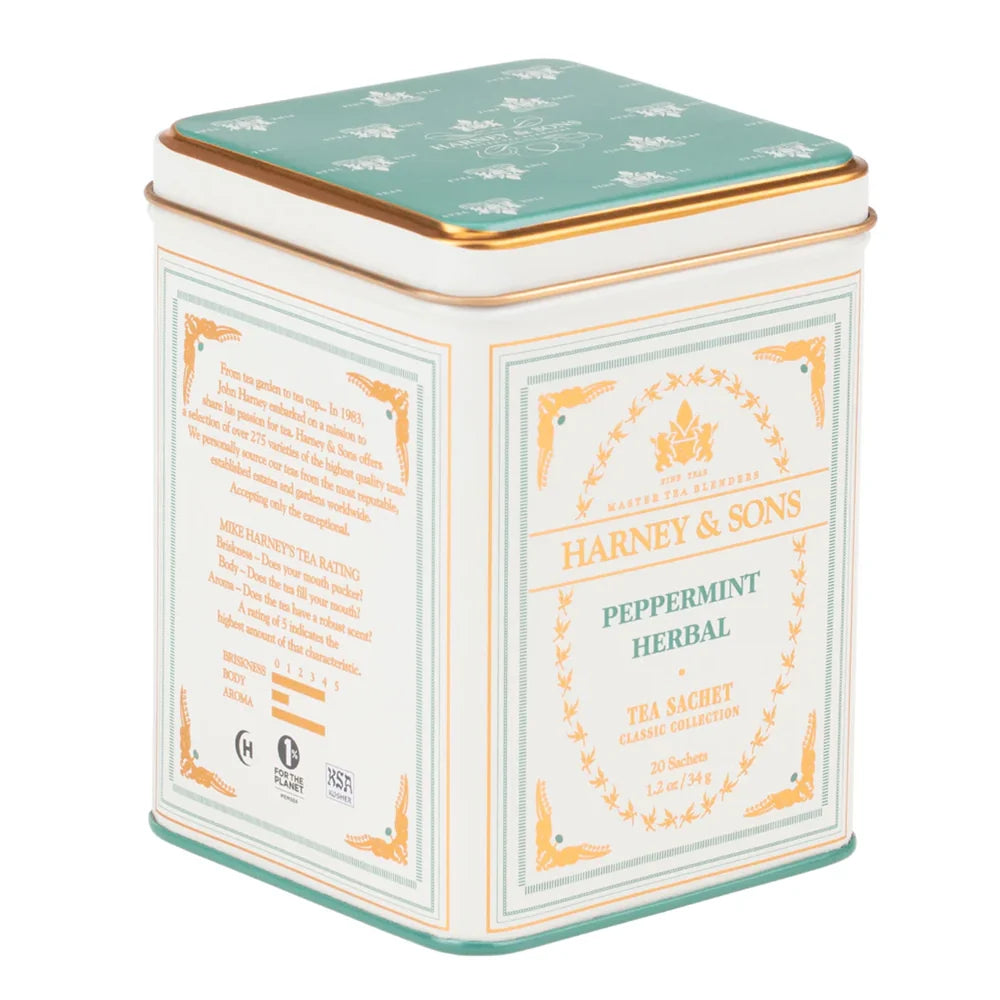 Wholesale Harney & Sons Peppermint Herbal Tea Tin- Bulk