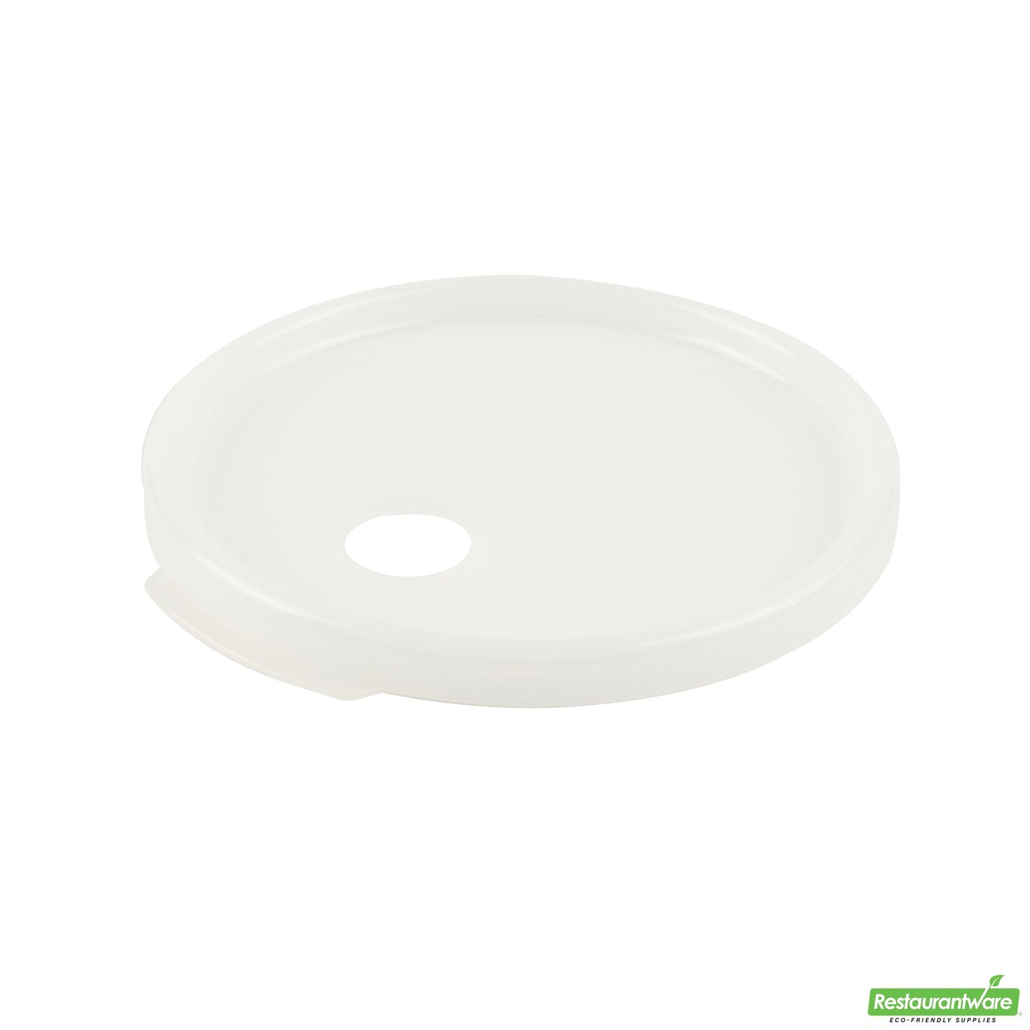 Wholesale Restaurantware Met Lux Round White Plastic Lid - Fits 4 Qt Food Storage Container - 1 Count Box- Bulk