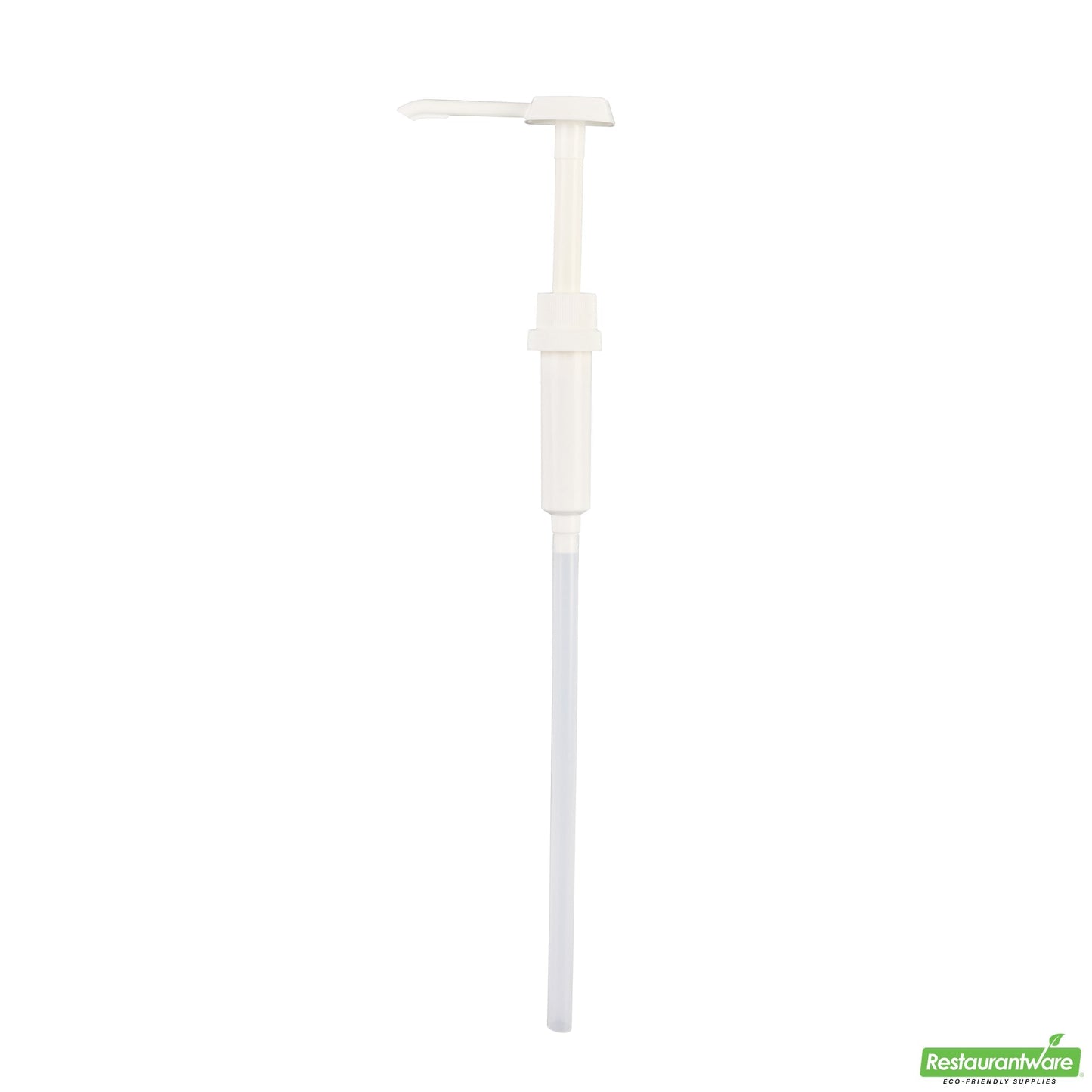 Wholesale Restaurantware Met Lux 1 Oz White Plastic Condiment Pump - with 11" Trimmable Dip Tube - 1 Count Box- Bulk
