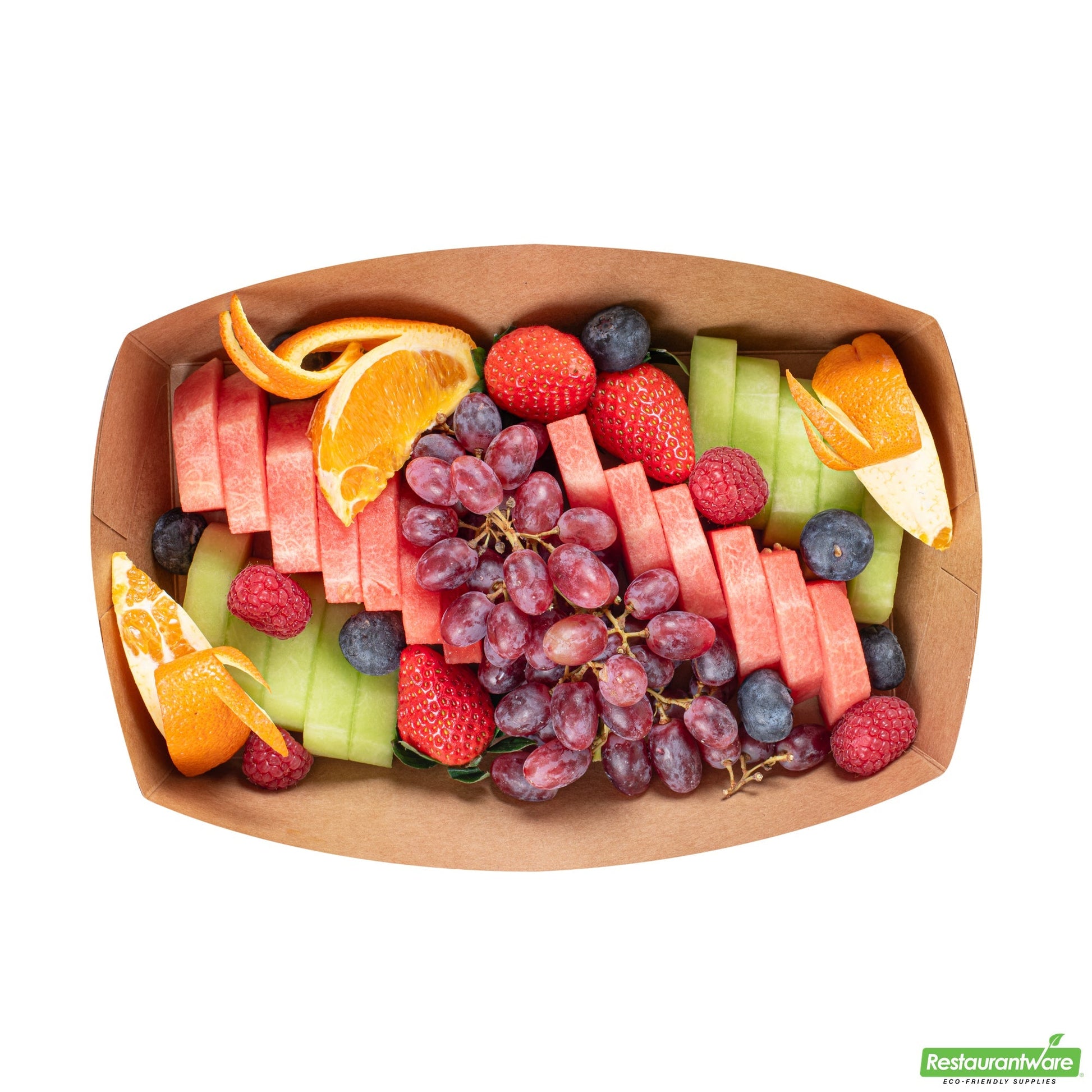 Wholesale Restaurantware Cater Tek Kraft Paper Insert - Fits Rectangle Catering Box - 9 1/4'' X 5'' X 2 1/4'' - 10 Count Box- Bulk