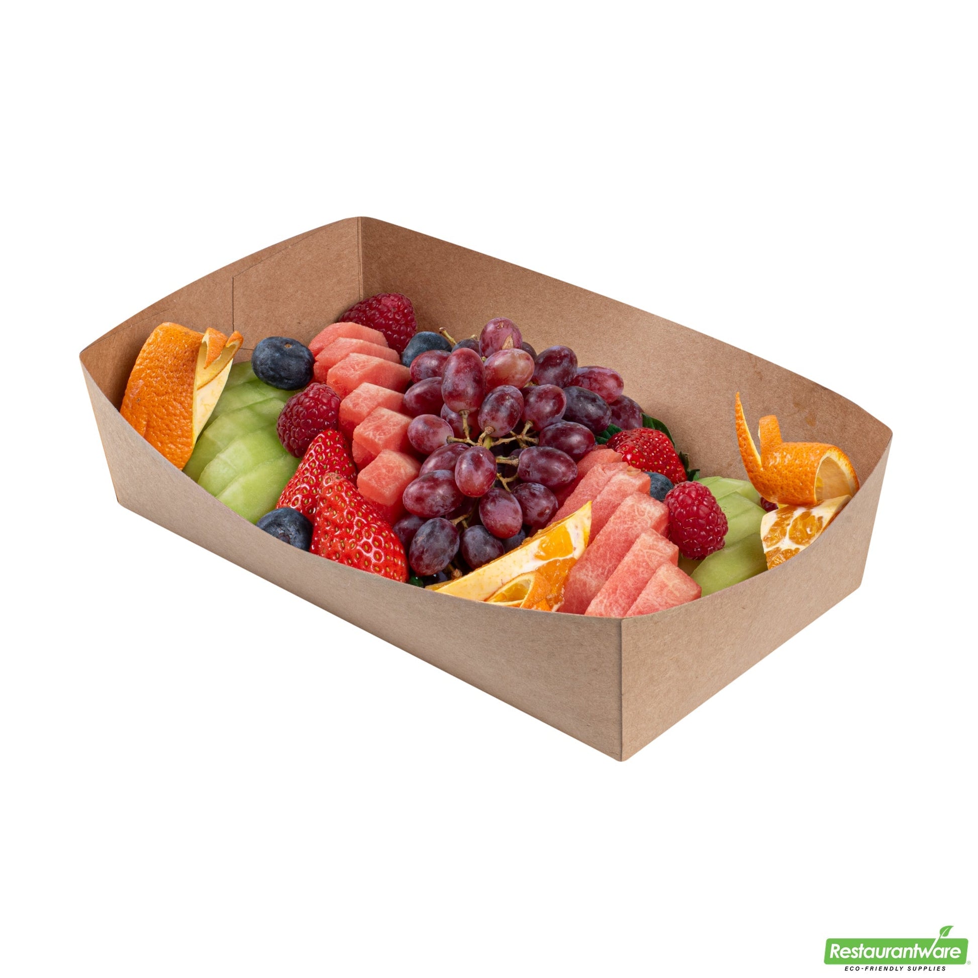 Wholesale Restaurantware Cater Tek Kraft Paper Insert - Fits Rectangle Catering Box - 9 1/4'' X 5'' X 2 1/4'' - 10 Count Box- Bulk