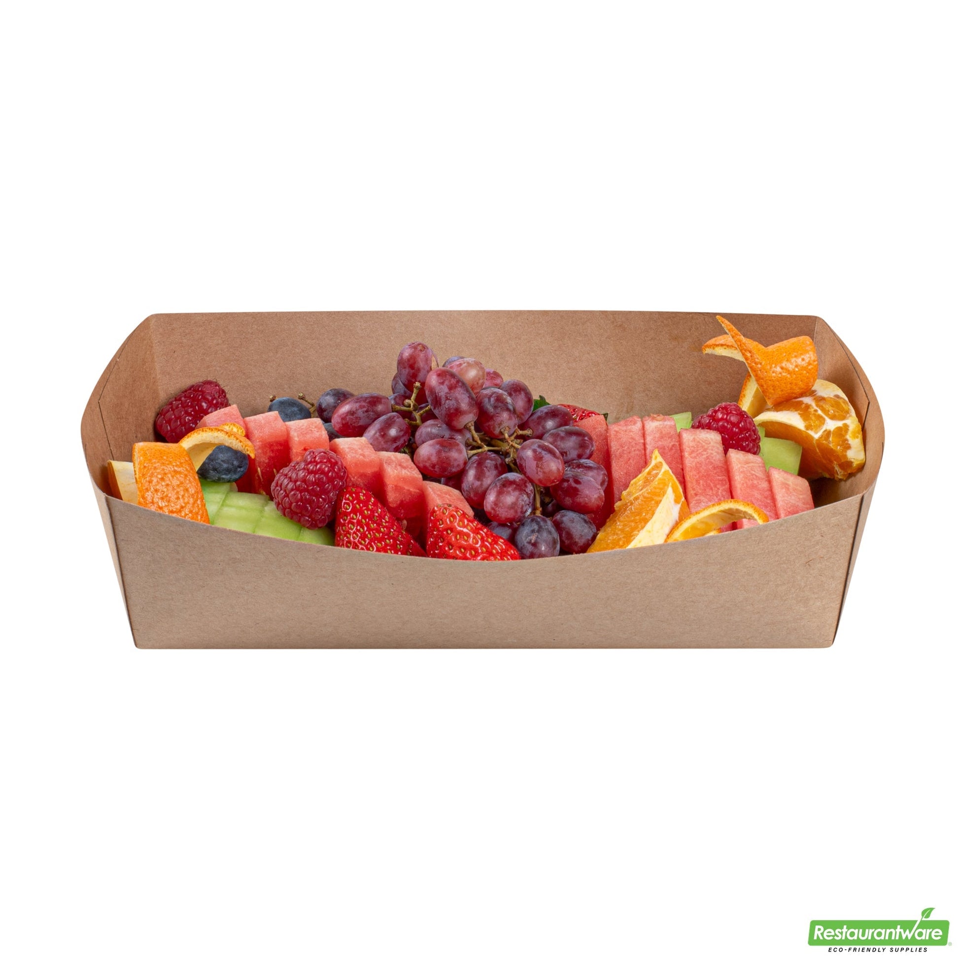 Wholesale Restaurantware Cater Tek Kraft Paper Insert - Fits Rectangle Catering Box - 9 1/4'' X 5'' X 2 1/4'' - 10 Count Box- Bulk