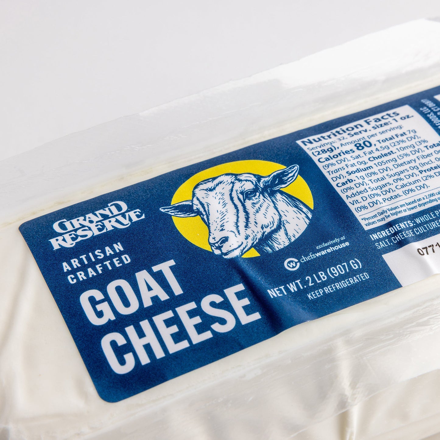 Wholesale Grand Reserve Goat Cheese Log 2lb- Bulk
