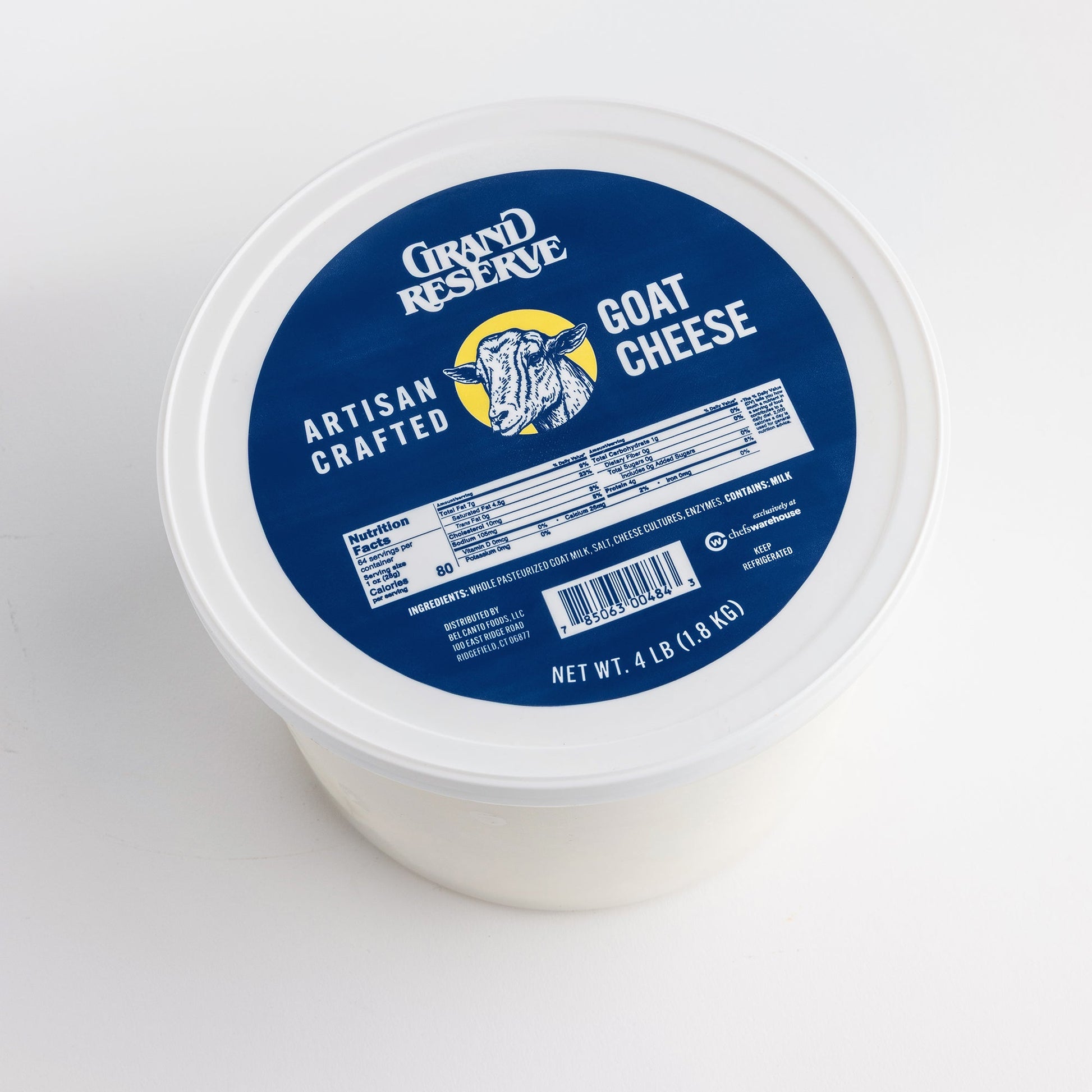 Wholesale Grand Reserve Goat Cheese 4lb- Bulk