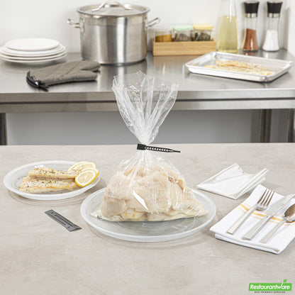 Wholesale Restaurantware Fresh Hero Clear Plastic Oven Bag - with Ties, Bpa-Free - 10" X 15" - 5 Count Box- Bulk