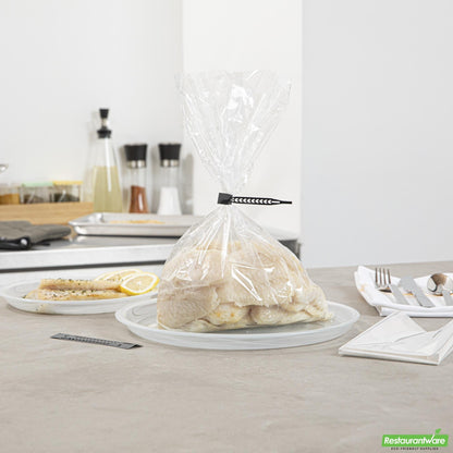 Wholesale Restaurantware Fresh Hero Clear Plastic Oven Bag - with Ties, Bpa-Free - 10" X 15" - 5 Count Box- Bulk