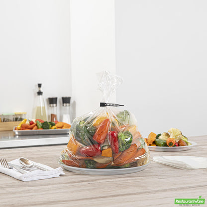 Wholesale Restaurantware Fresh Hero Clear Plastic Oven Bag - with Ties, Bpa-Free - 14" X 17" - 5 Count Box- Bulk