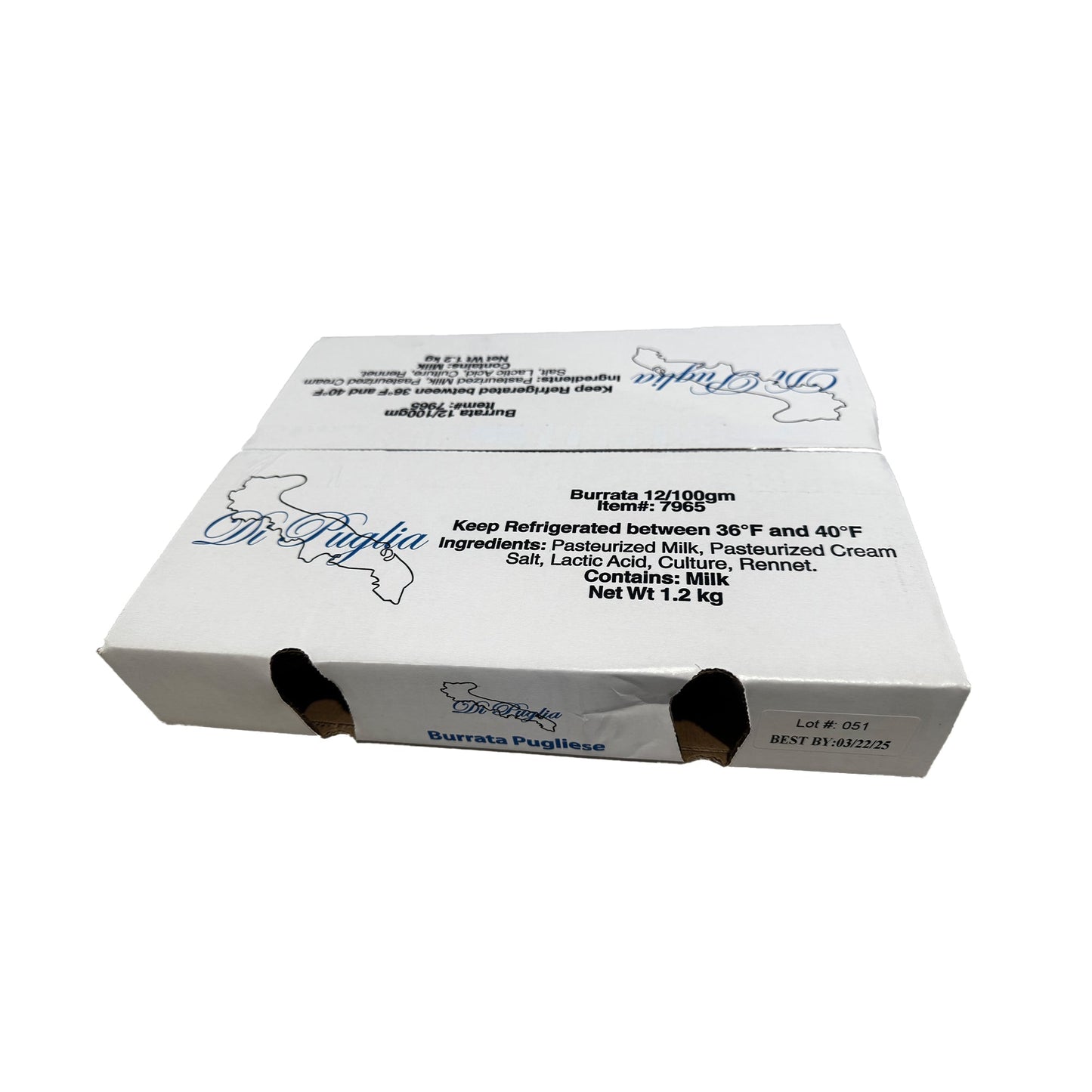 Wholesale Di Puglia Burrata Cheese 3.5oz- Bulk