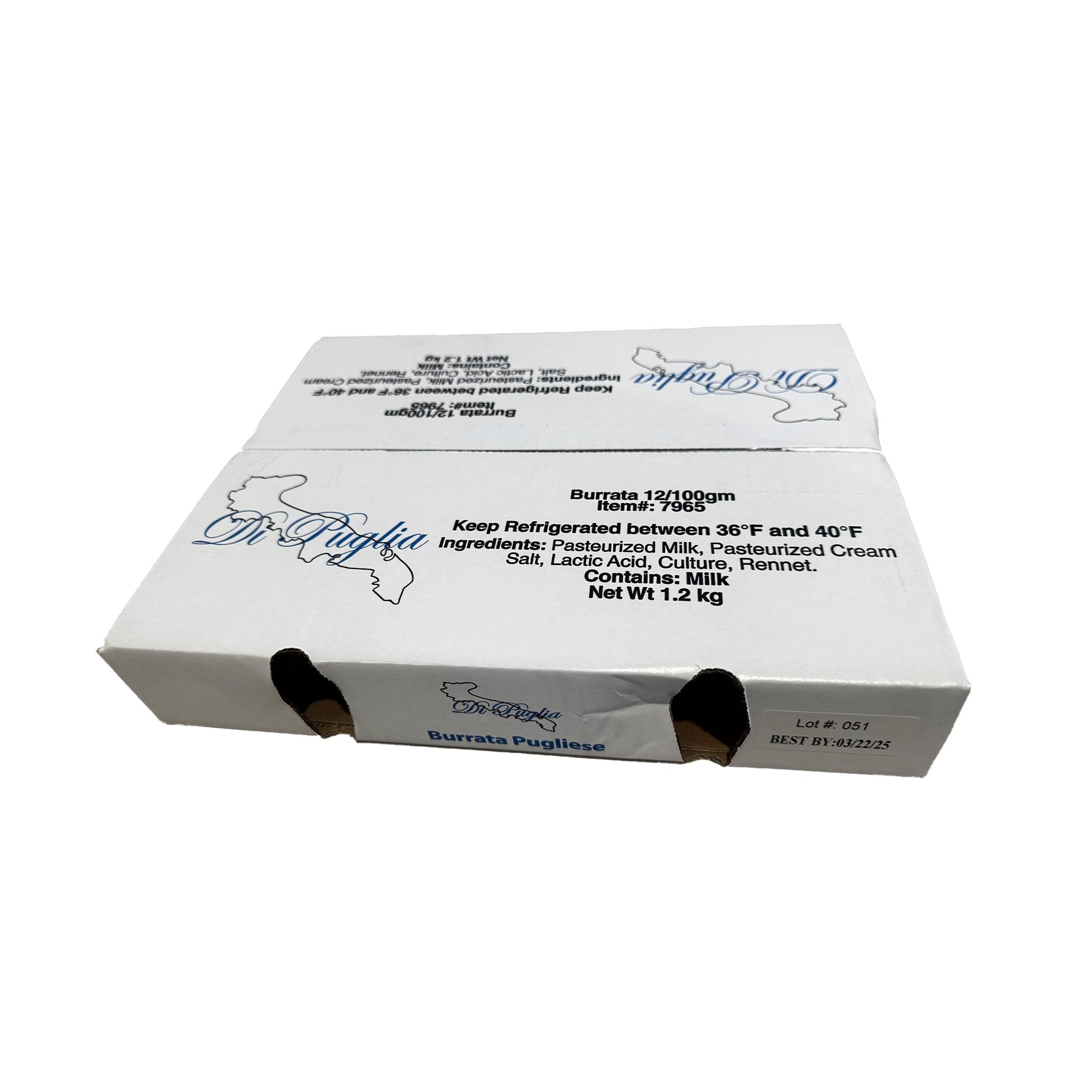 Wholesale Di Puglia Burrata Cheese 3.5oz- Bulk